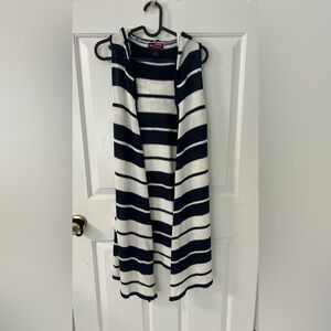 Striped Black and White Women's Skirt